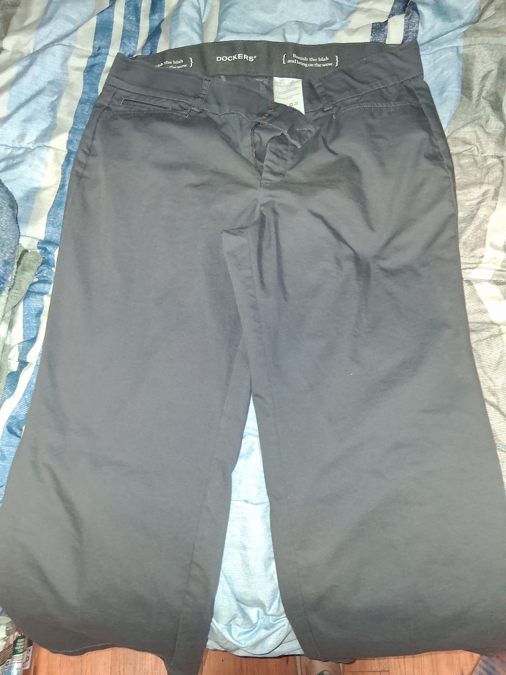 Dockers Navy Straight-Leg Chino Pants